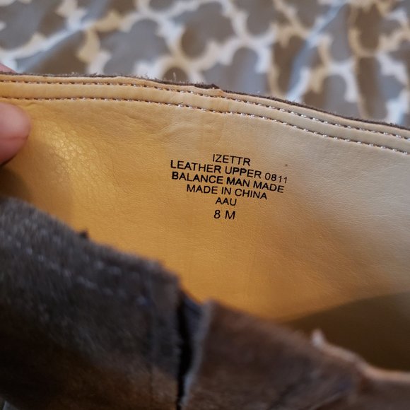 Nine West Tan Suede High Heel Boots - Picture 4 of 4